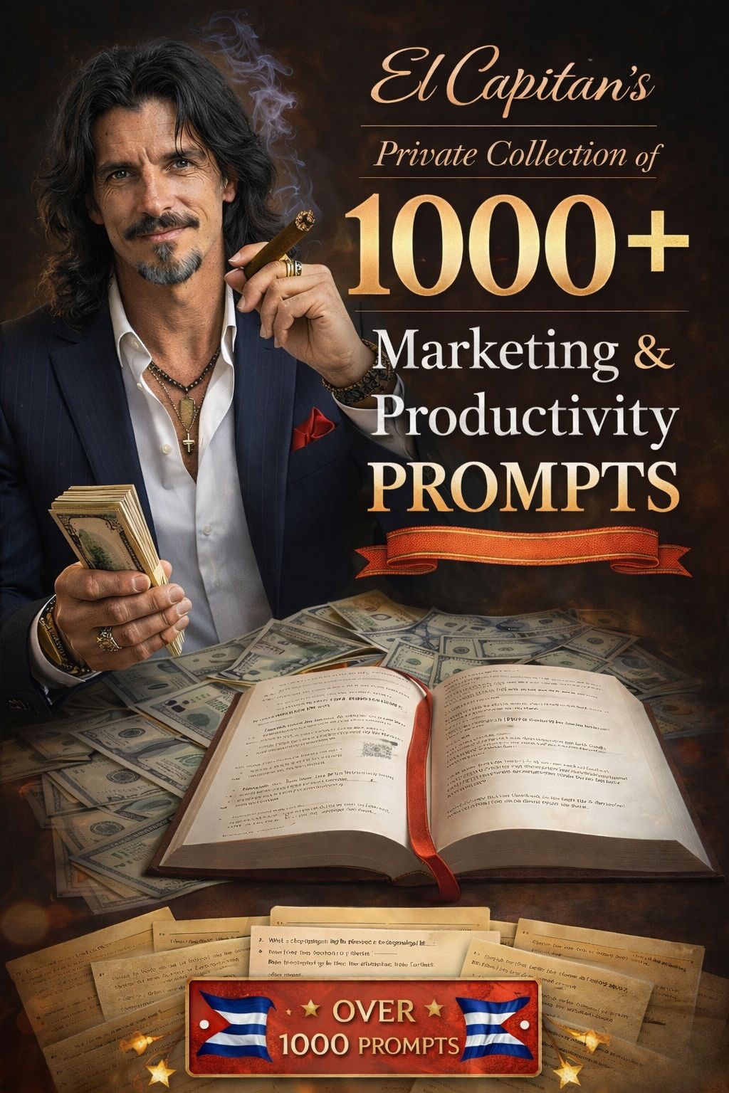 El Capit&agrave;n's Private Collection of 1000+ Prompts cover